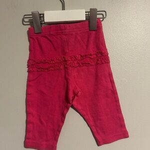 (3/$20) Gerber 0/3m pink ruffle bum leggings